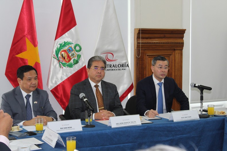 Vietnam y Perú robustecen colaboración en auditoría Nhan Dan en línea