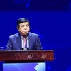 El viceprimer ministro vietnamita Nguyen Chi Dung habla en el evento (Foto: VNA)