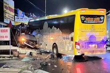 Escena de accidente de tránsito. (Fotografía: VNA)