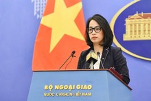 La portavoz adjunta de la Cancillería vietnamita Pham Thu Hang (Foto: thanhnien.vn)