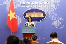 La portavoz del Ministerio de Relaciones Exteriores de Vietnam, Pham Thu Hang.(Fotografía: VNA)