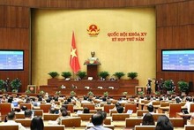 Una sesión de la Asamblea Nacional de Vietnam (Foto: VNA)
