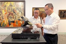 El Museo de Bellas Artes de Ciudad Ho Chi Minh alberga actualmente más de 22 mil artefactos, de diversos materiales y tipos. (Fotografía: VNA)