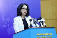 La portavoz del Ministerio de Relaciones Exteriores de Vietnam, Pham Thu Hang. (Fotografía: VNA)