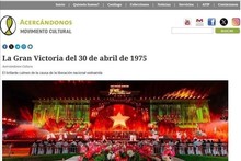 Foto capturada de pantalla. (Fuente: VNA)