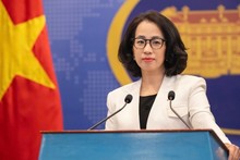 La portavoz del Ministerio de Relaciones Exteriores de Vietnam, Pham Thu Hang. (Fotografía: VNA)