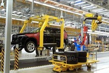 Producción de automóviles en la fábrica Vinfast. (Fotografía: VNA)