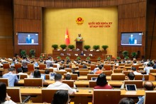 Panorama de la sesión. (Fotografía: daibieunhandan.vn)