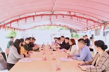 Delegados en el evento