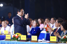 El primer ministro de Vietnam, Pham Minh Chinh, en el evento (Foto: VNA)