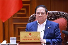 El primer ministro vietnamita, Pham Minh Chinh, en la cita (Foto: Nhan Dan)