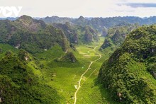 Panorama del Geoparque de Lang Son (Fotografía: VOV)