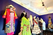 El traje Nhat Binh forma parte de una colección especial del diseñador Cao Minh Tien. (Foto: VNA)