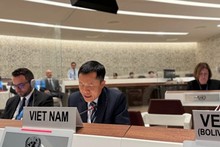 Cung Duc Han, subjefe de la misión permanente de Vietnam en Ginebra. (Foto: VNA)