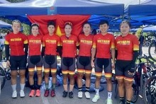 Ciclistas vietnamitas. (Foto: VCF)