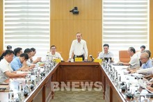 El viceministro de Agricultura y Medio Ambiente, Phung Duc Tien, en la conferencia de prensa. (Foto: Bnews)