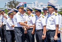 La delegación está encabezada por el coronel Nguyen Dinh Giang, subdirector de la Academia Naval, e incluye oficiales, profesores y cadetes.(Foto: VNA)