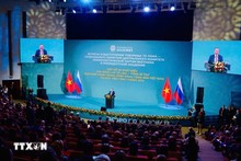 El secretario general del Partido Comunista de Vietnam, To Lam, habla en el evento. (Foto: VNA)