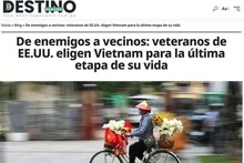 El portal de noticias Destino a Panamá, uno de los medios de turismo y cultura más prestigiosos del país centroamericano, publica el artículo “De enemigos a vecinos: Veteranos de EE.UU. eligen Vietnam para la última etapa de su vida”. (Fuente: VNA)