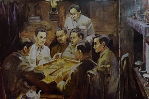Vista de la conferencia de fundación del Partido Comunista de Vietnam en 1930. (Fotografía: Phan Ke An)