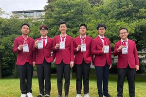 Estudiantes vietnamitas ganan cinco medallas en Olimpiada Internacional de Matemáticas. (Foto: VNA)