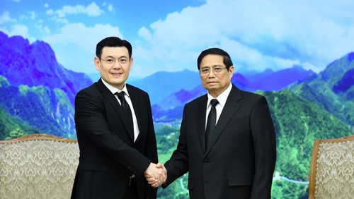 [Foto] Premier vietnamita recibe al enviado especial del Primer Ministro tailandés