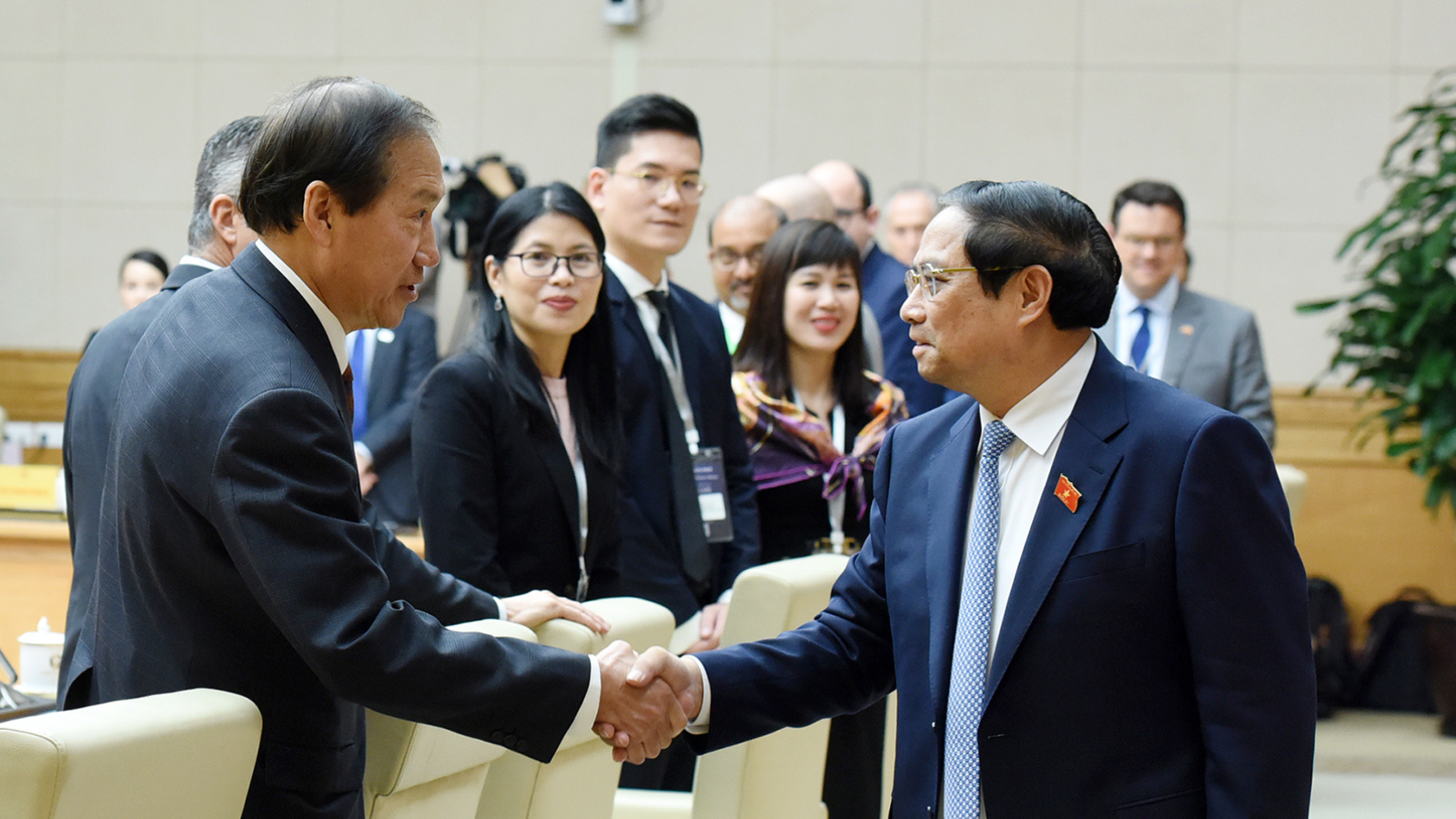 [Foto] Premier vietnamita recibe a delegación del Consejo Empresarial Estados Unidos-Asean
