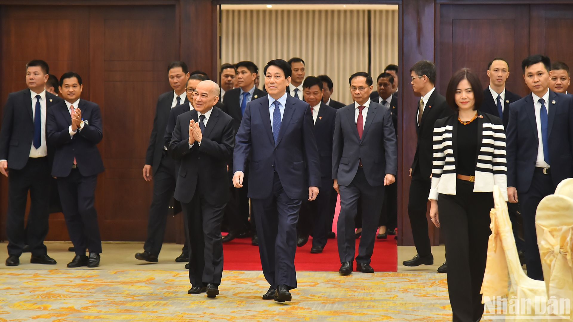 [Foto] Presidente vietnamita ofrece banquete de Estado a rey de Camboya