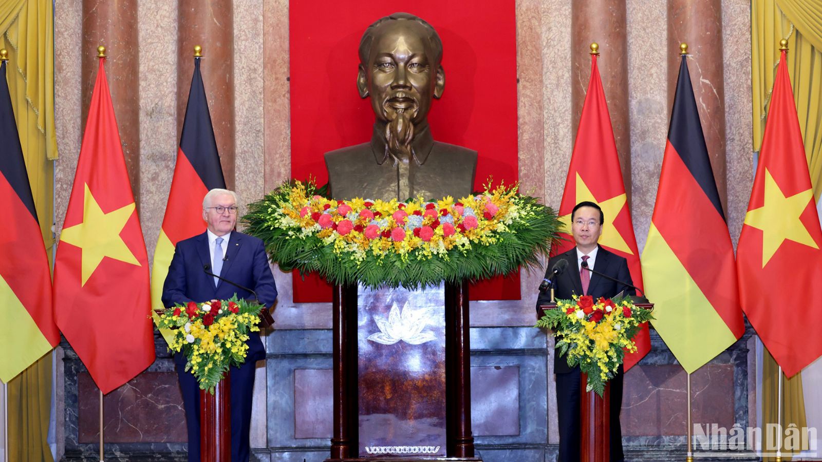 [Foto] Presidente vietnamita se reúne con su homólogo alemán