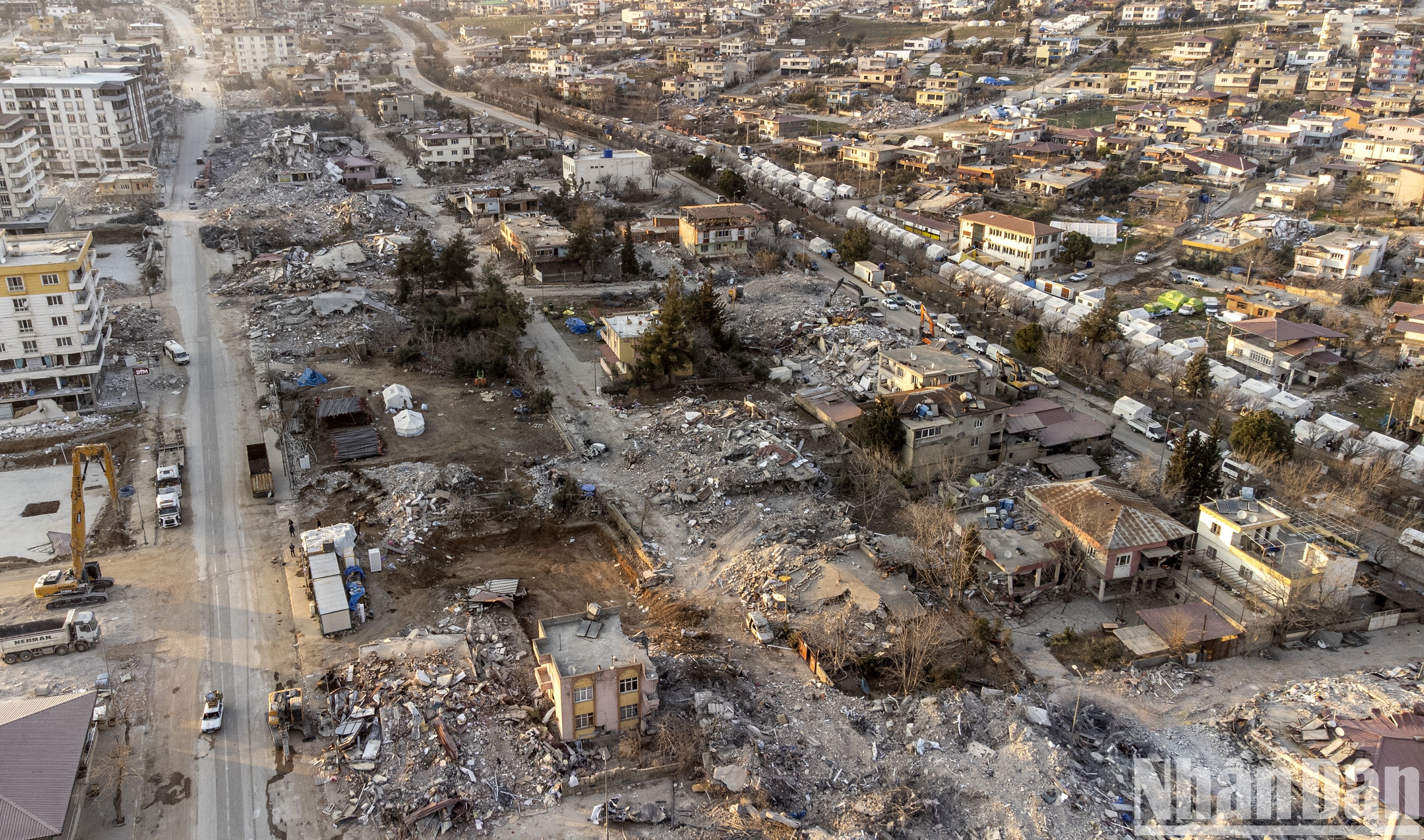 [Foto] Vista panorámica de la devastación por el terremoto en Turquía 