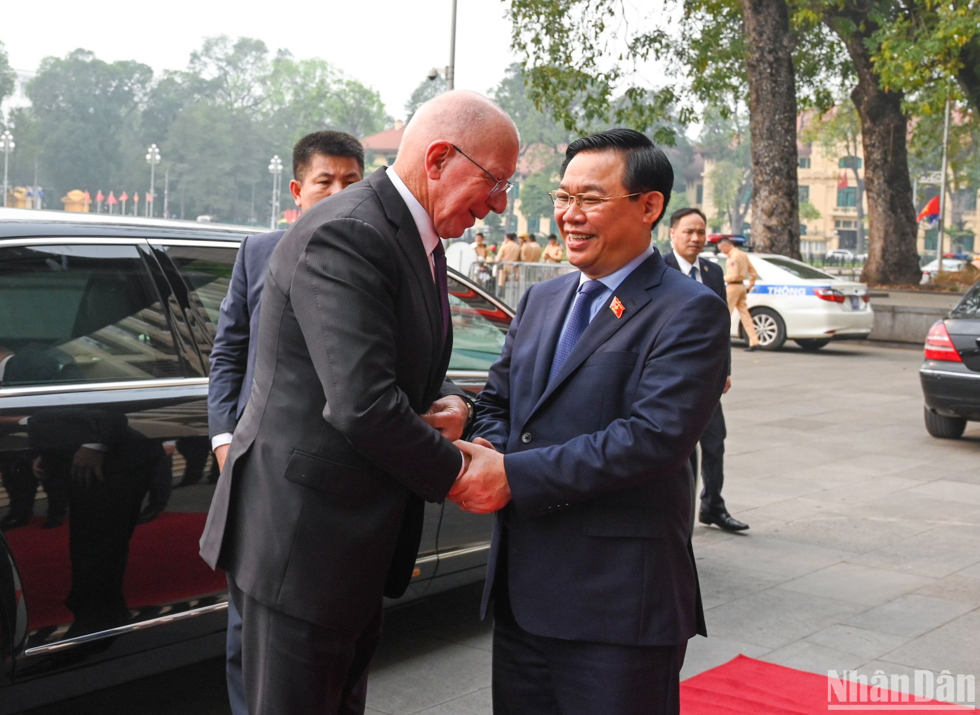 [Foto] Máximo dirigente legislativo vietnamita recibe a gobernador general de Australia