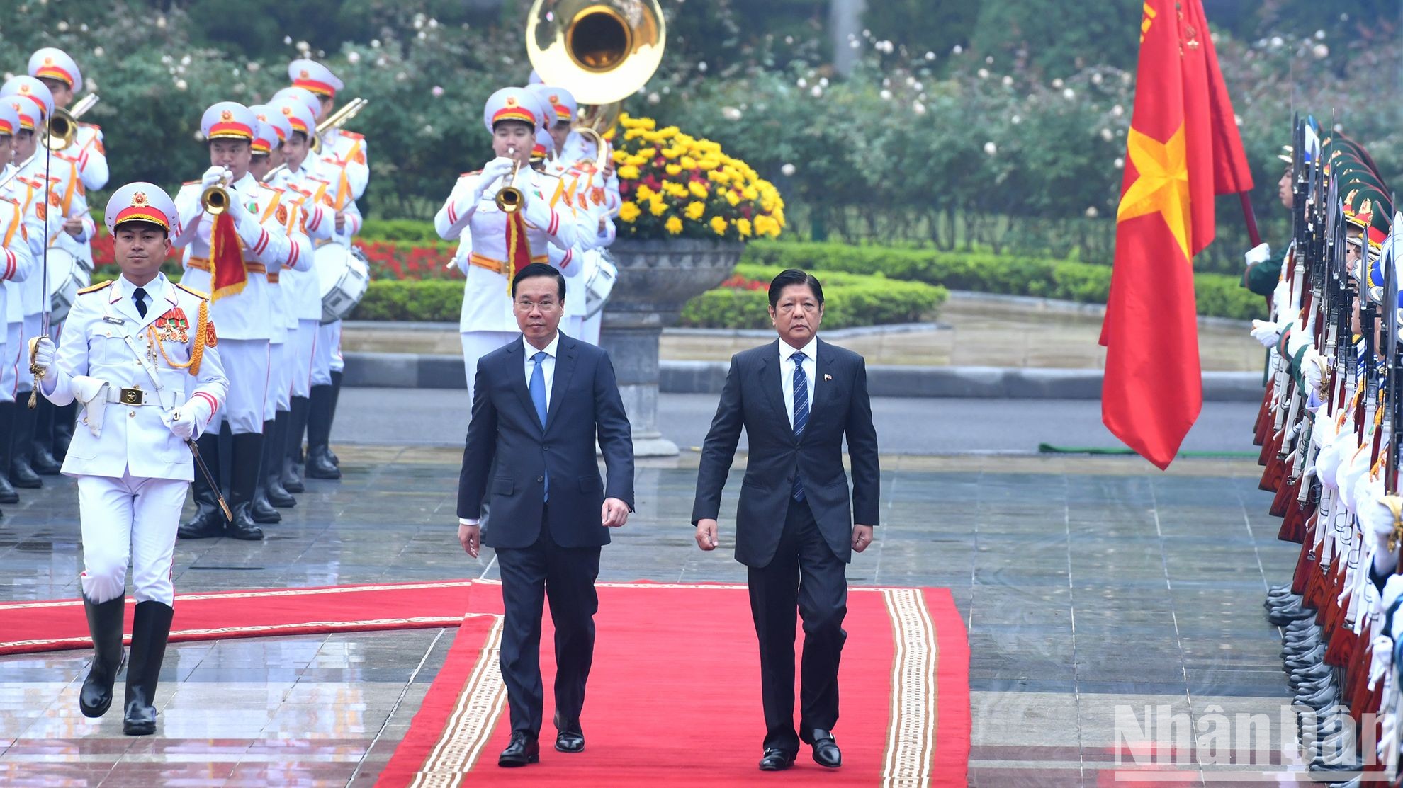 [Foto] Presidente de Vietnam ofrece ceremonia de bienvenida a su homólogo filipino 