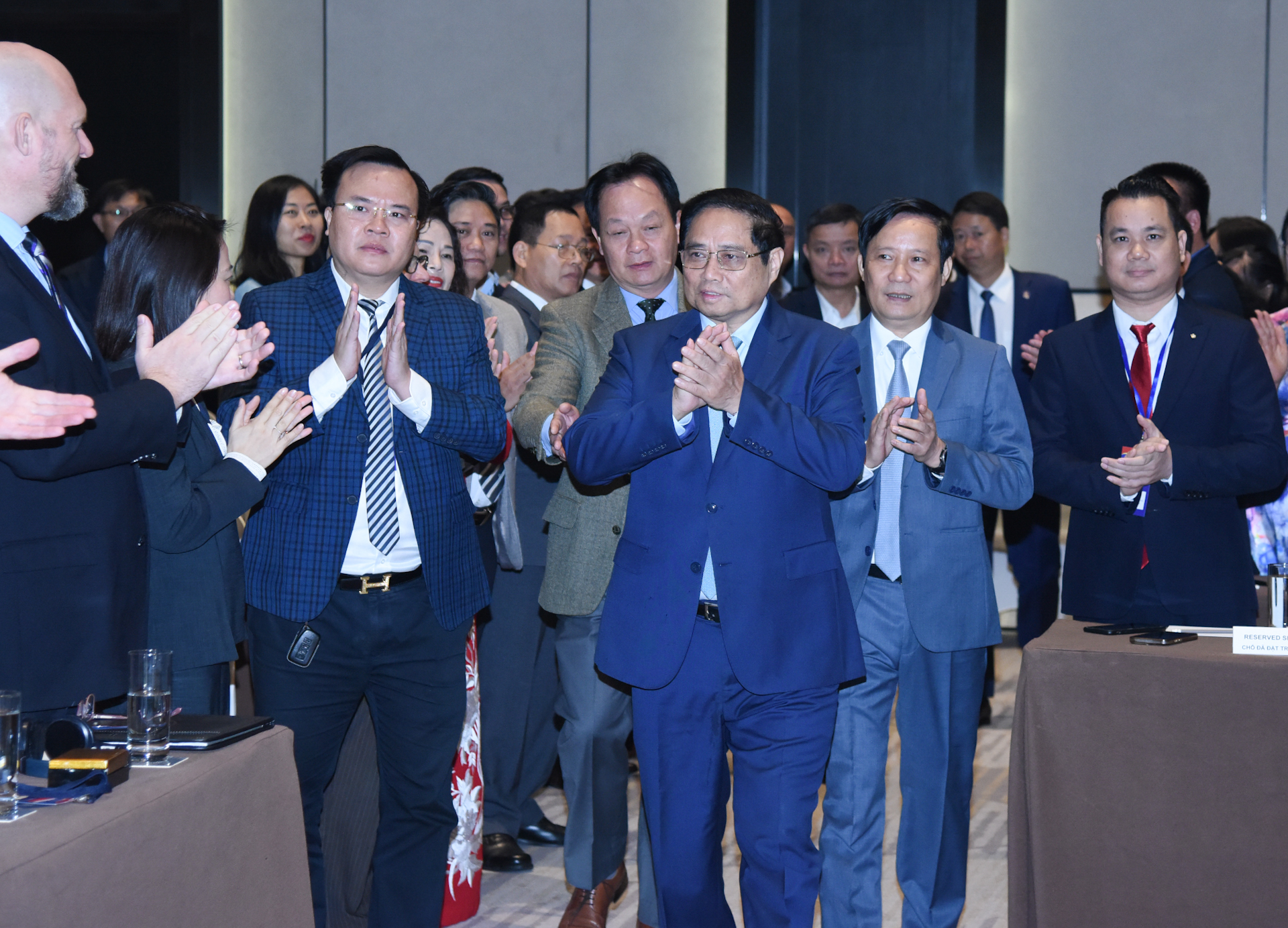 [Foto] Premier vietnamita asiste a Cumbre Empresarial Vietnam-Estados Unidos 2024