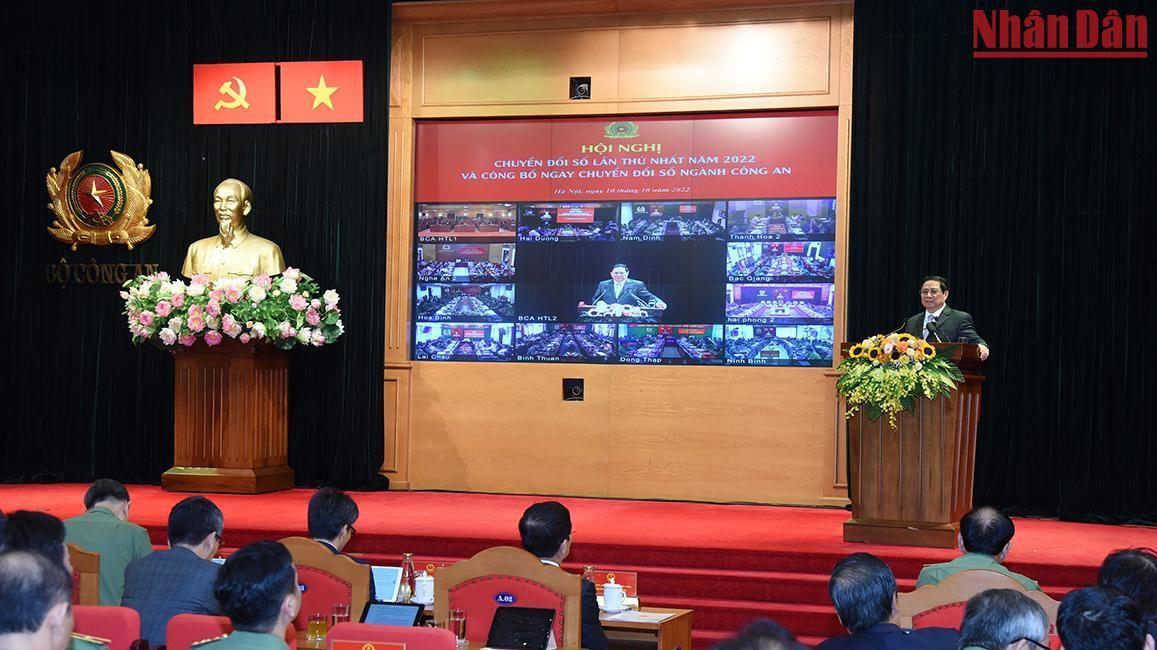 [Foto] Conferencia Nacional sobre transformación digital del sector de seguridad pública vietnamita