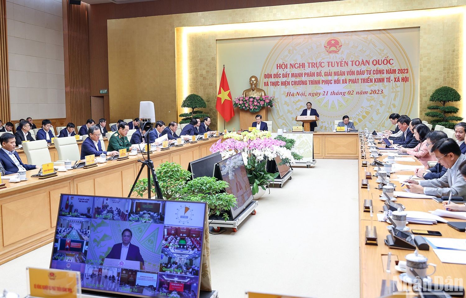 [Foto] Teleconferencia para acelerar inversión pública en Vietnam