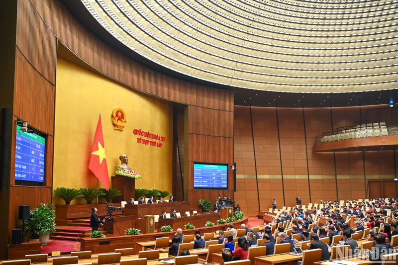 [Foto] Clausuran el sexto período de sesiones de Asamblea Nacional de Vietnam