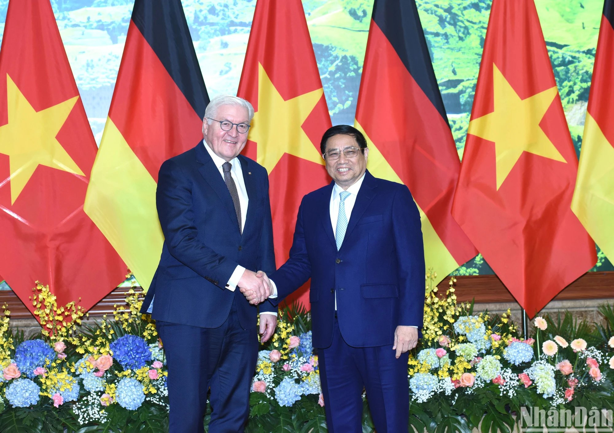 [Foto] Primer ministro vietnamita se reúne con el presidente de Alemania