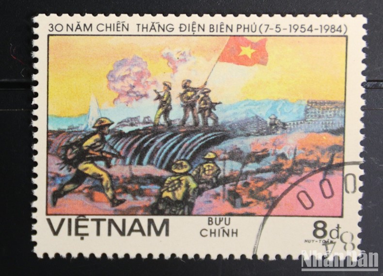 La histórica victoria de Dien Bien Phu en sellos