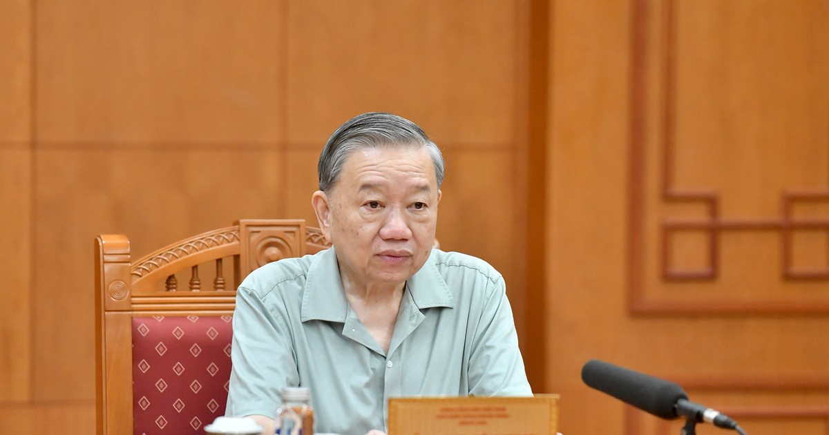 El secretario general del Partido Comunista y presidente de Vietna, To Lam.