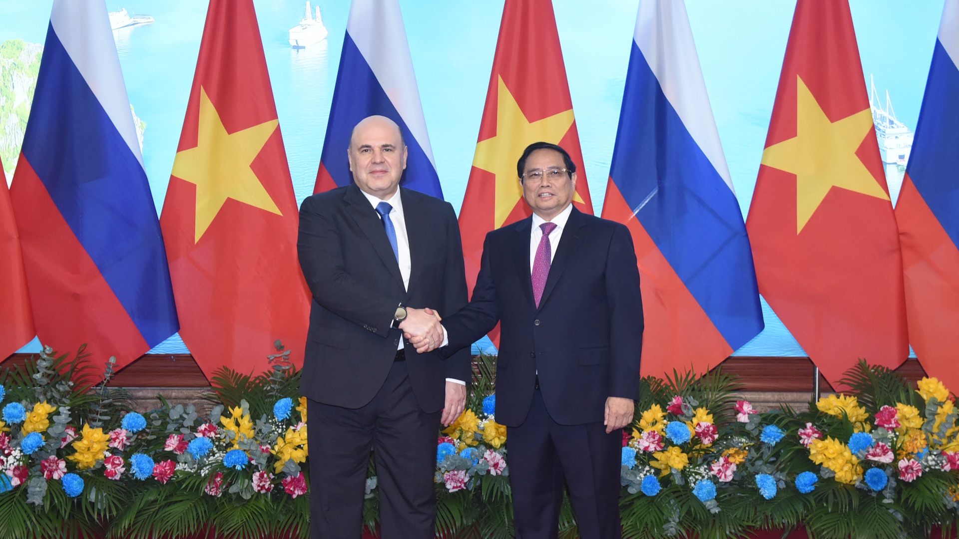 [Foto] Premier vietnamita sostiene conversaciones con su homólogo de Rusia