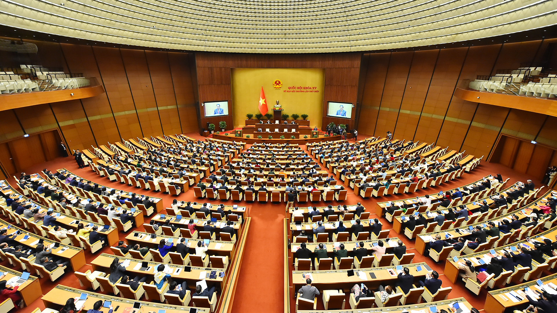 [Foto] Inauguran novena reunión extraordinaria de Asamblea Nacional de Vietnam de XV legislatura