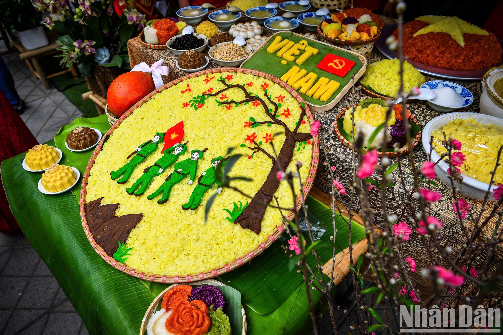 [Foto] Singular festival de elaboración de arroz glutinoso de Phu Thuong 