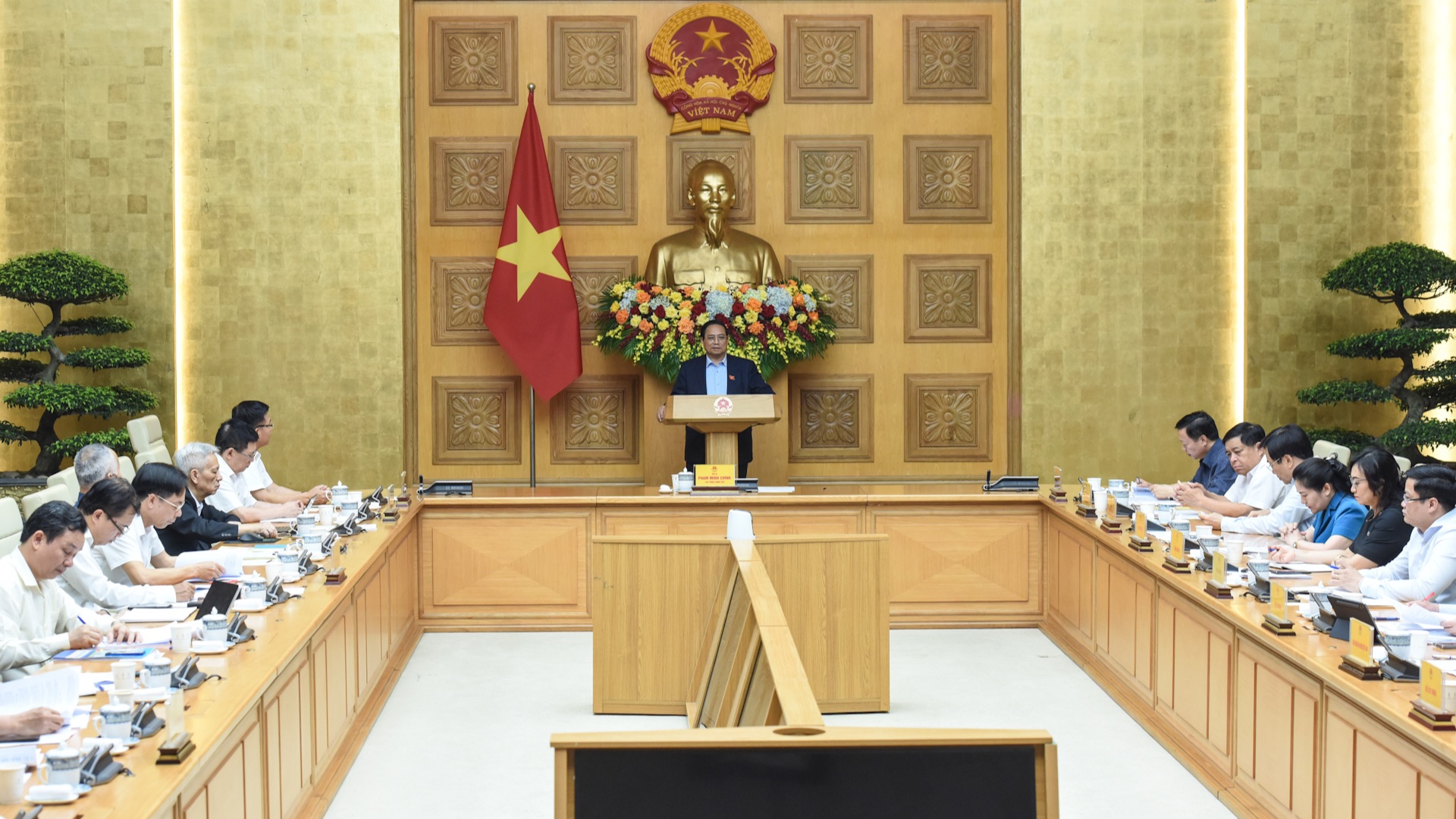[Foto] Premier vietnamita se reúne con el Consejo Asesor de Políticas para debatir el desarrollo de economía privada