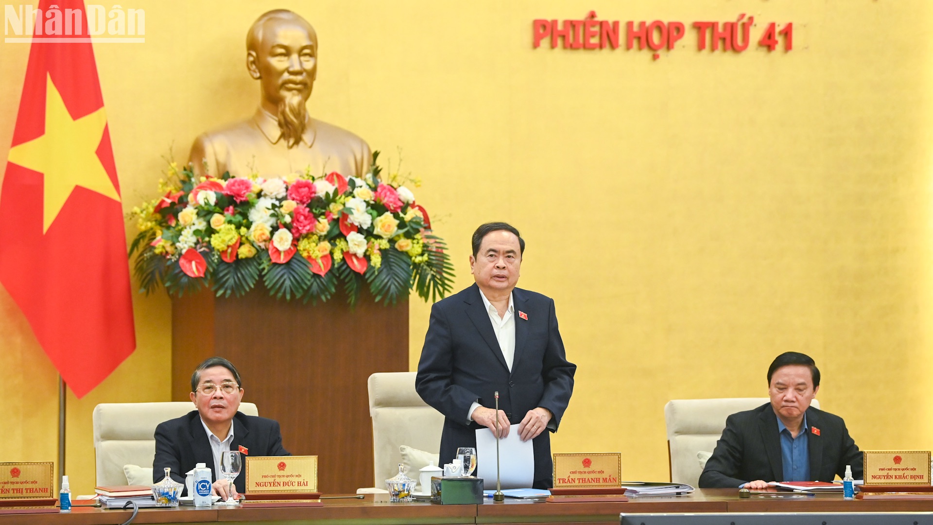 [Foto] Inauguran 41 reunión del Comité Permanente de Asamblea Nacional de Vietnam