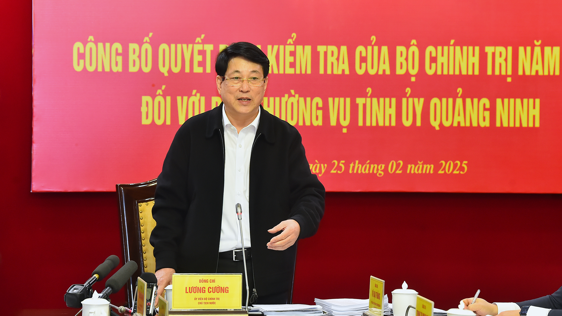 [Foto] Anuncian plan de inspección al Buró Ejecutivo del Comité partidista de Quang Ninh