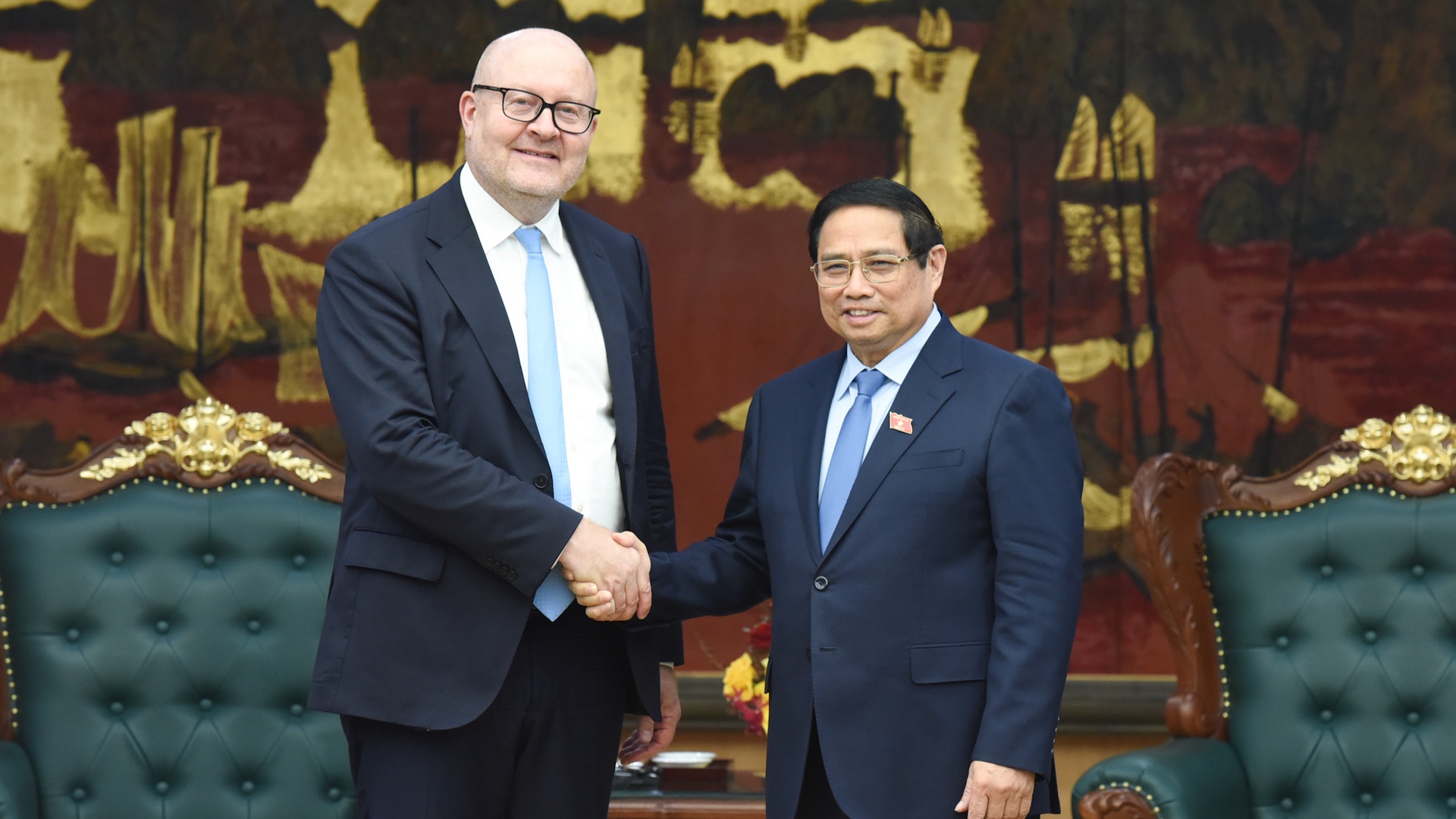 [Foto] Primer ministro recibe al presidente del Tribunal Internacional del Derecho del Mar