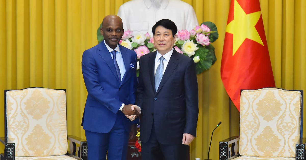 [Foto] Presidente de Vietnam recibe al canciller de Togo