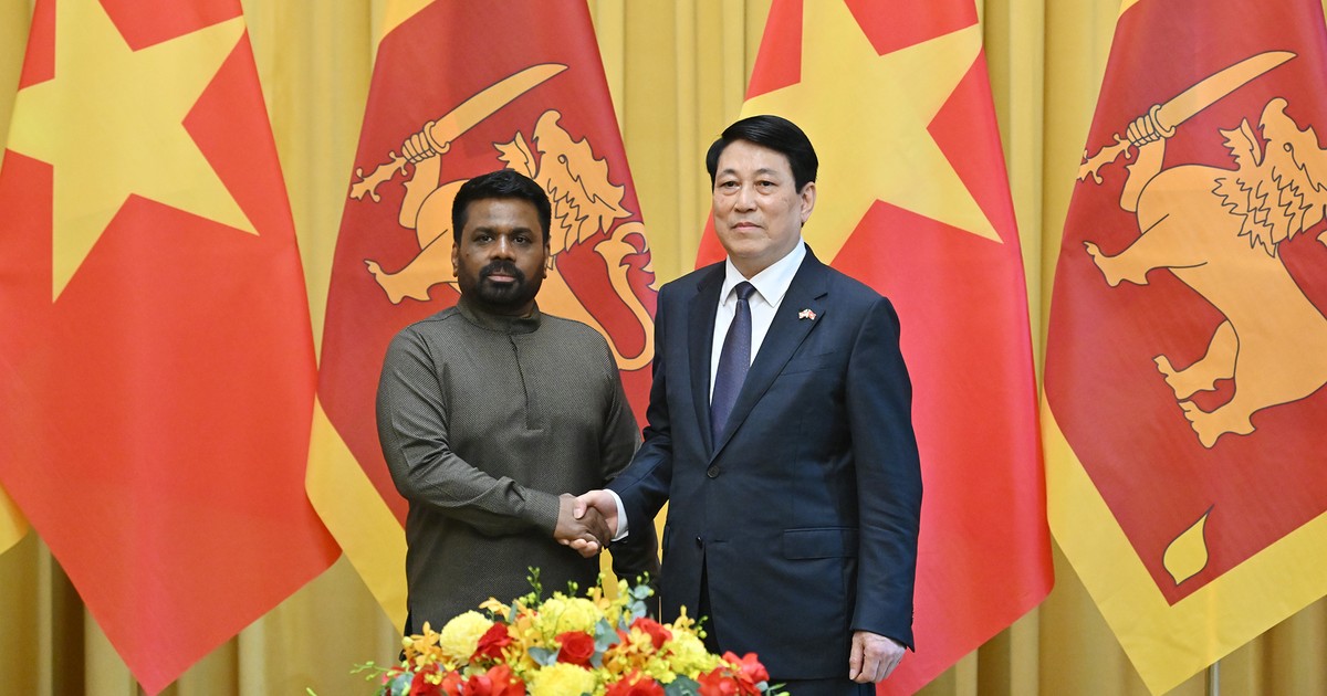 [Foto] Presidente vietnamita preside ceremonia de bienvenida a su par esrilanqués