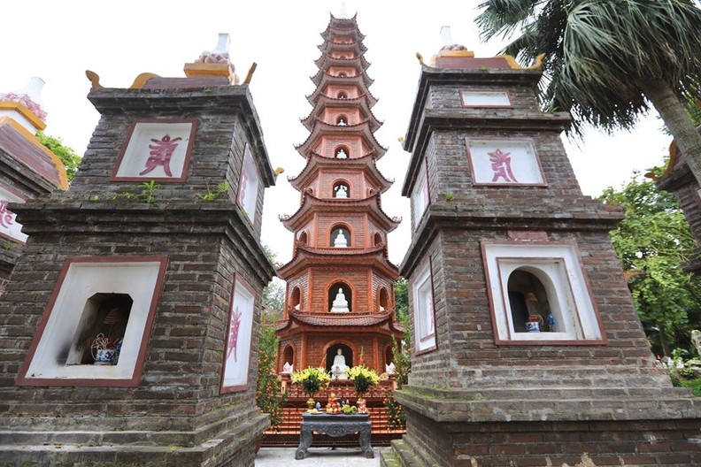 Antigo pagode Tran Quoc, relíquia histórica e cultural nacional do Vietnã ảnh 2