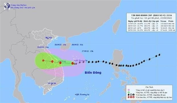 Premier vietnamita insta a centrarse en respuesta urgente al súper tifón Noru. (Fotografía: VNA)